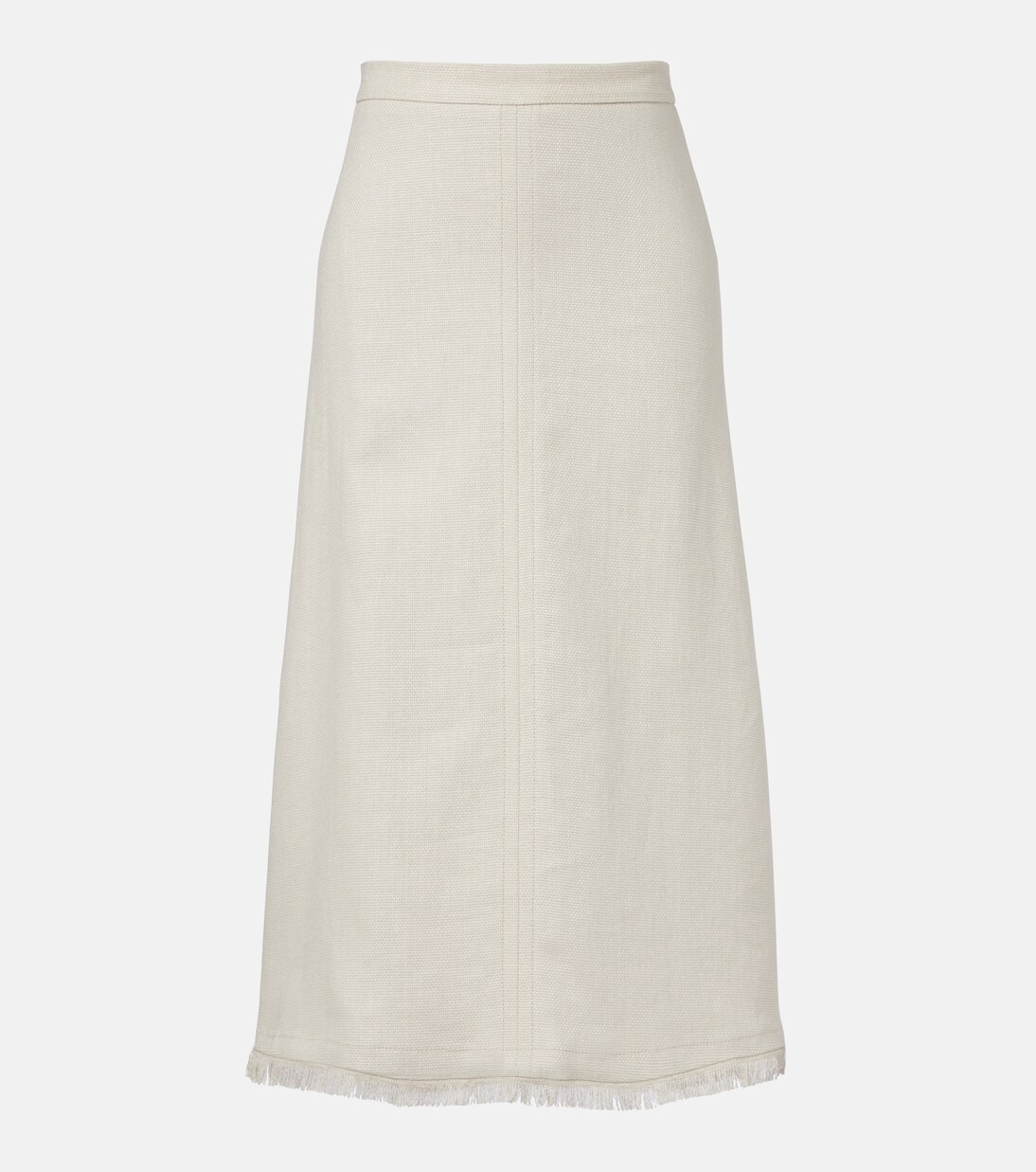 Fiocchi linen and cotton midi skirt | 'S Max Mara