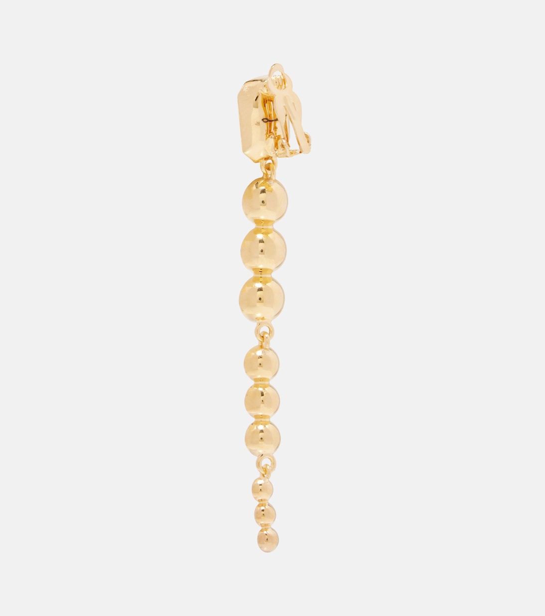 Crystal-embellished clip-on earrings | Oscar de la Renta