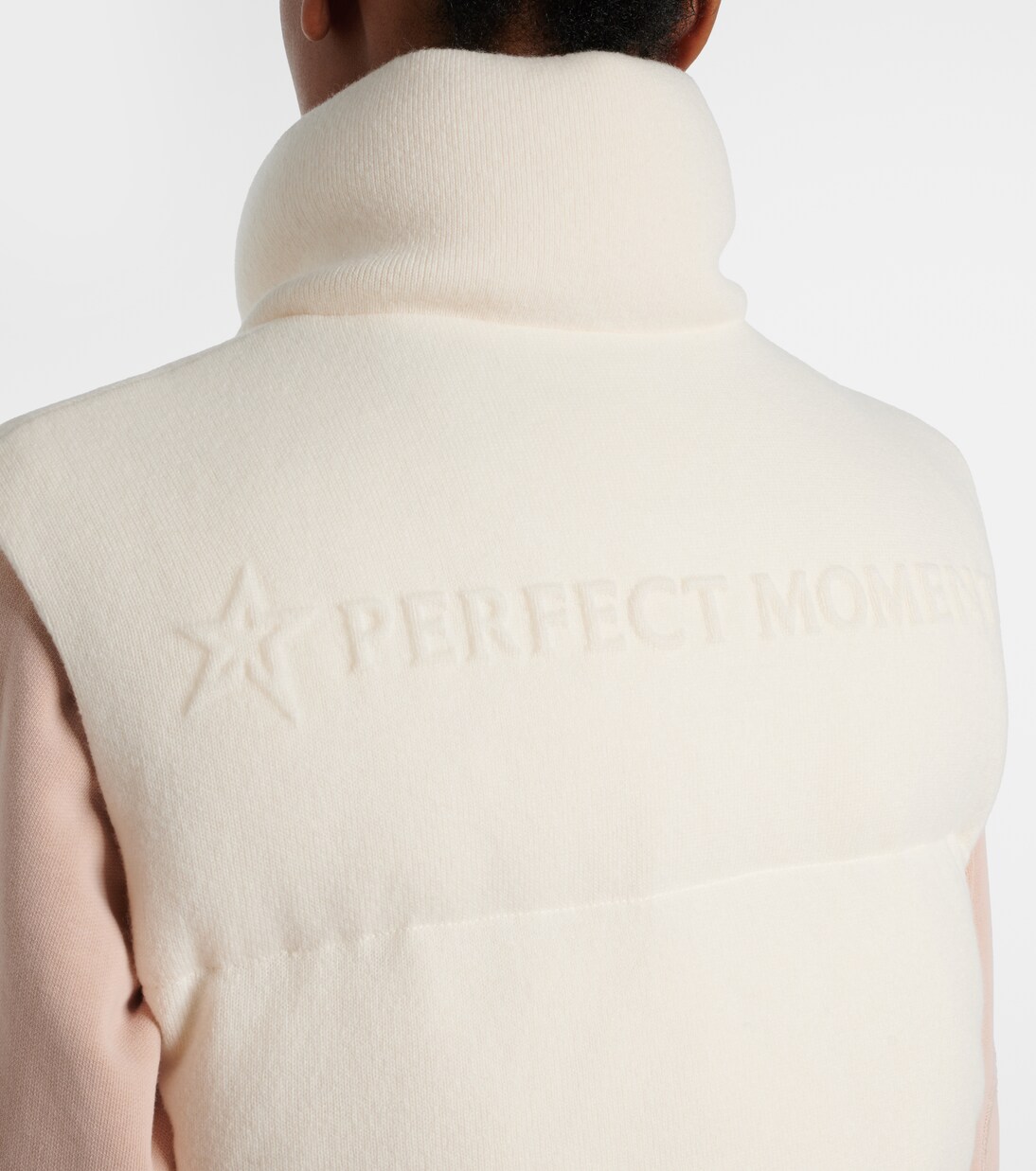 Wool and cashmere down vest | Perfect Moment