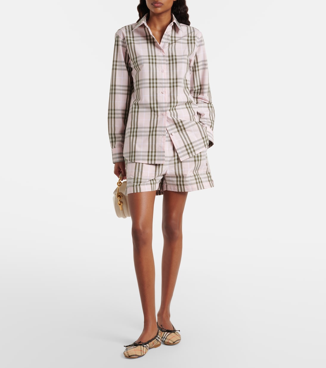 Burberry Check cotton poplin shirt | Burberry