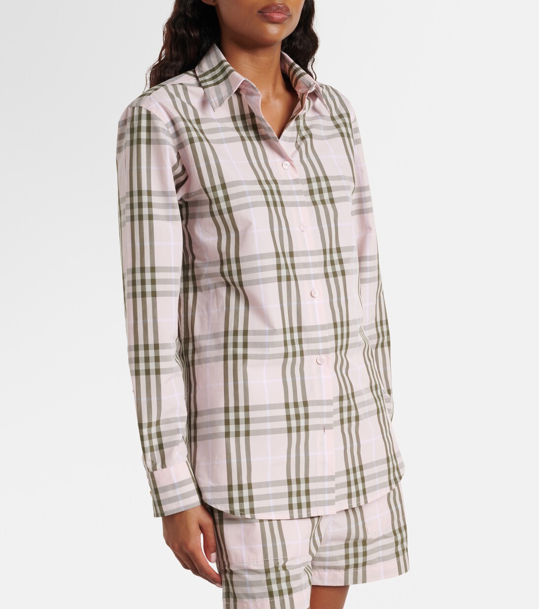 Burberry Check cotton poplin shirt | Burberry