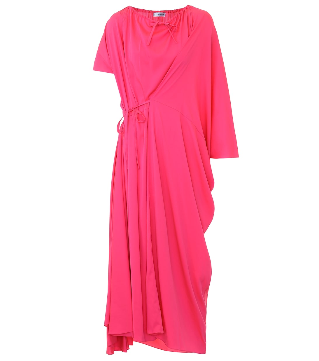 Robe asymétrique en crêpe | Balenciaga