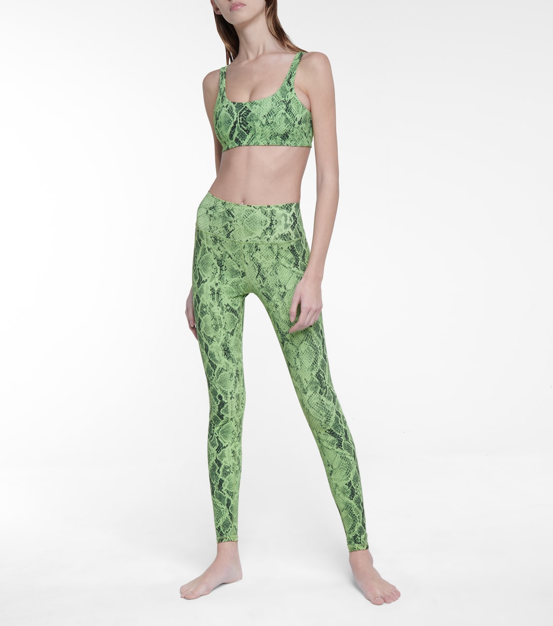 Vapor snake-print sports bra | Alo Yoga