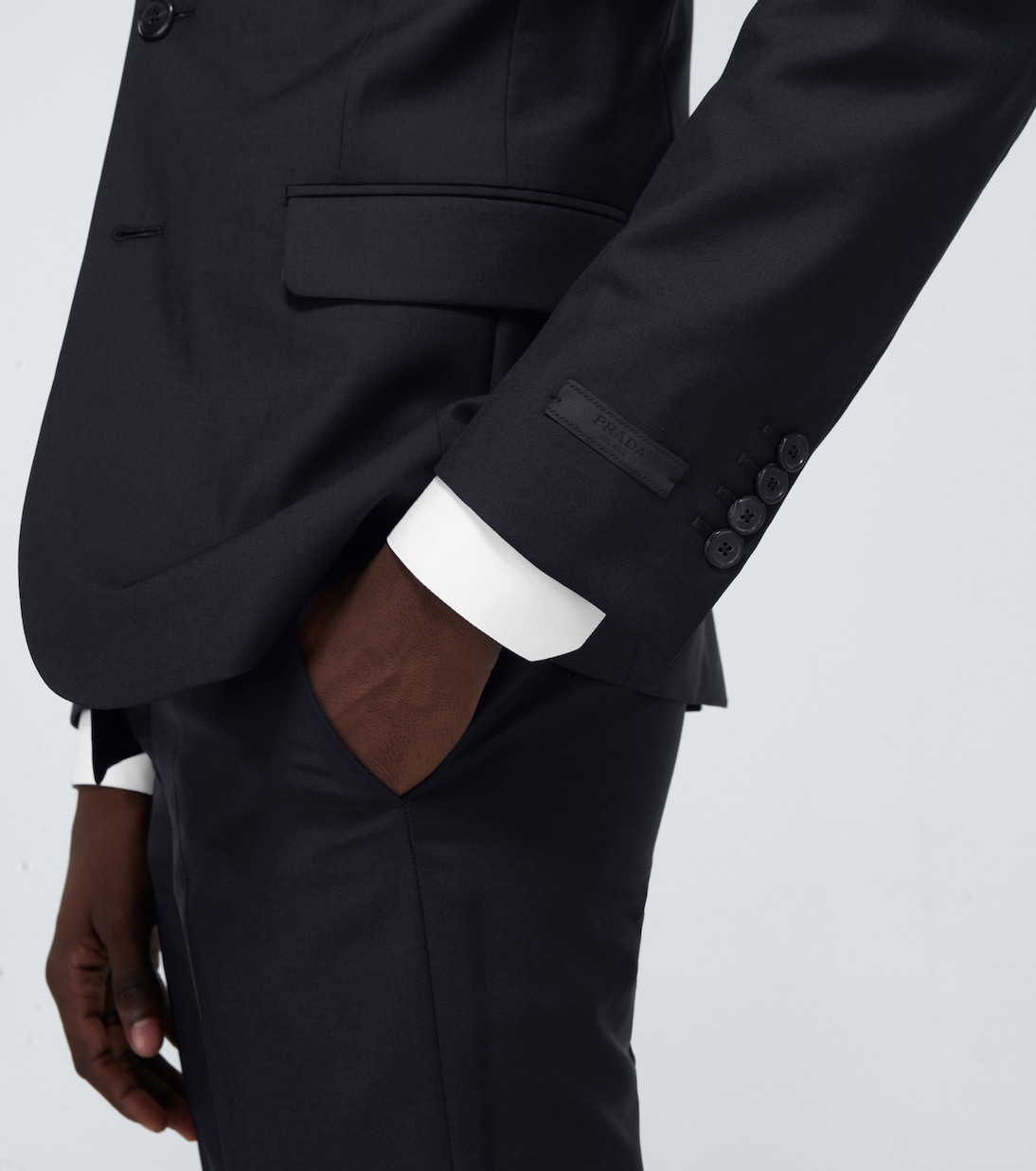 Formal wool and mohair-blend suit | Prada