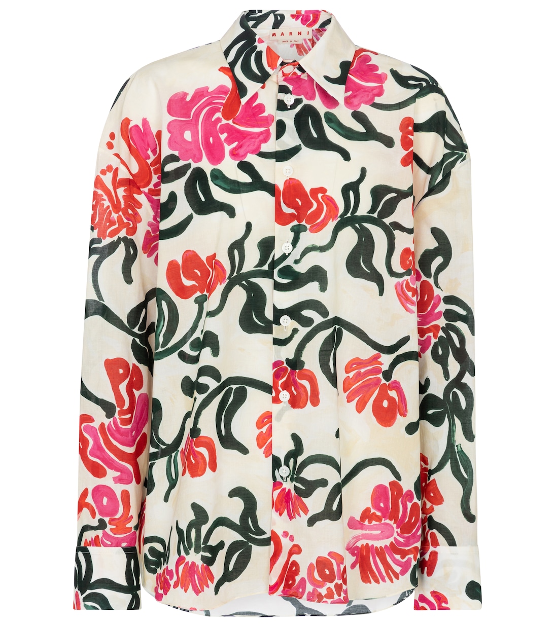 Bedruckte Bluse aus Baumwolle | Marni