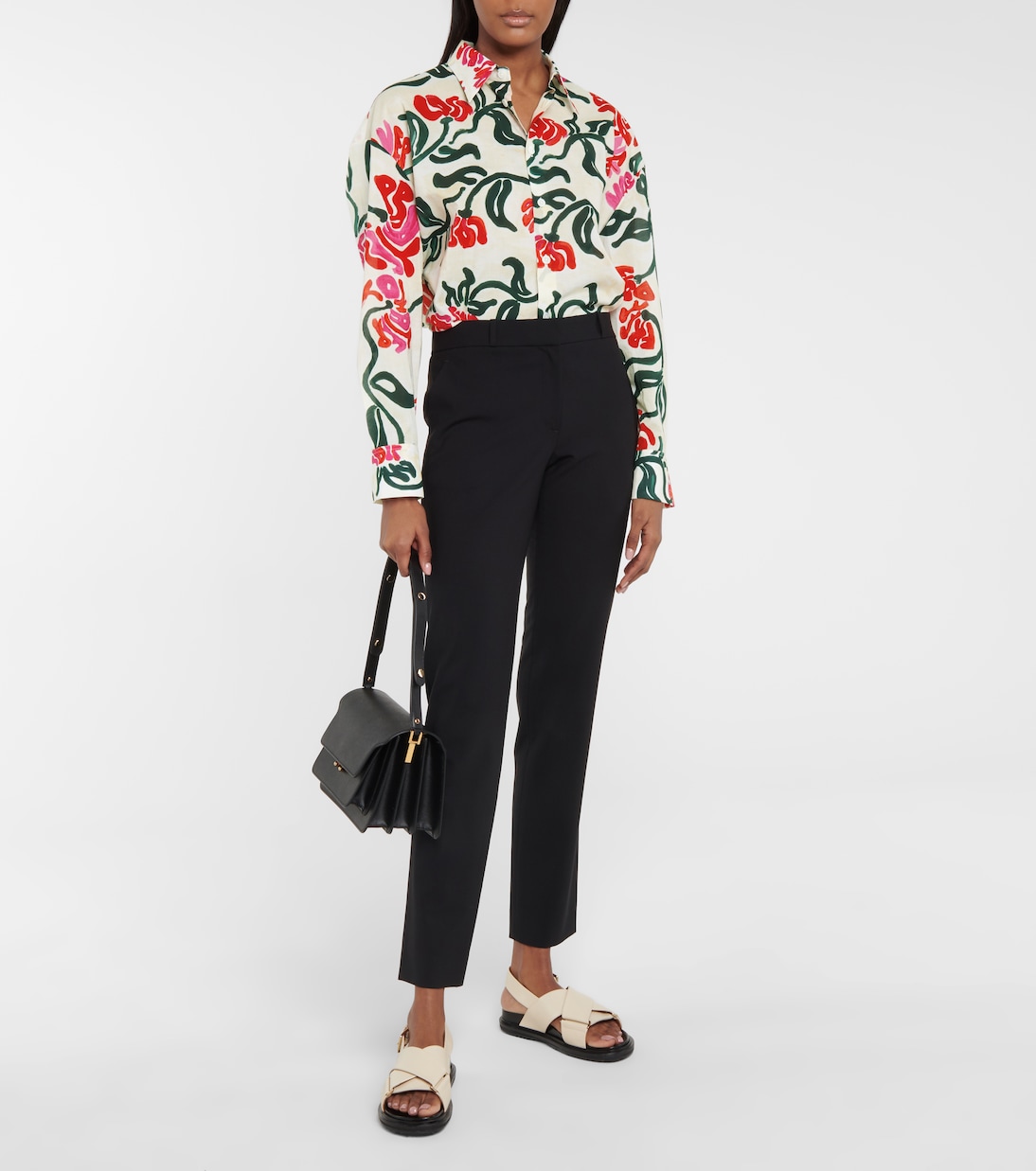 Bedruckte Bluse aus Baumwolle | Marni