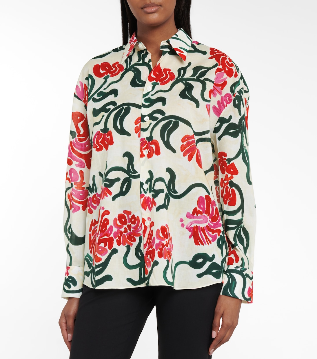 Bedruckte Bluse aus Baumwolle | Marni