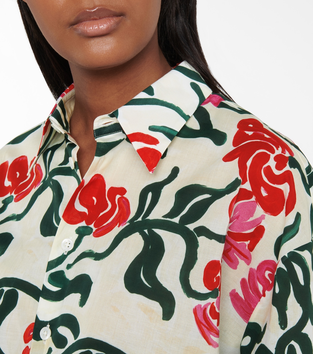 Bedruckte Bluse aus Baumwolle | Marni