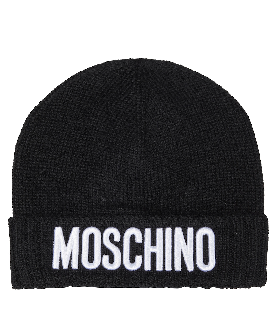 Gorro en mezcla de lana con logo | Moschino Kids