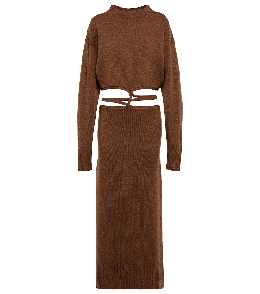 Cutout wool and cashmere maxi dress | Christopher Esber