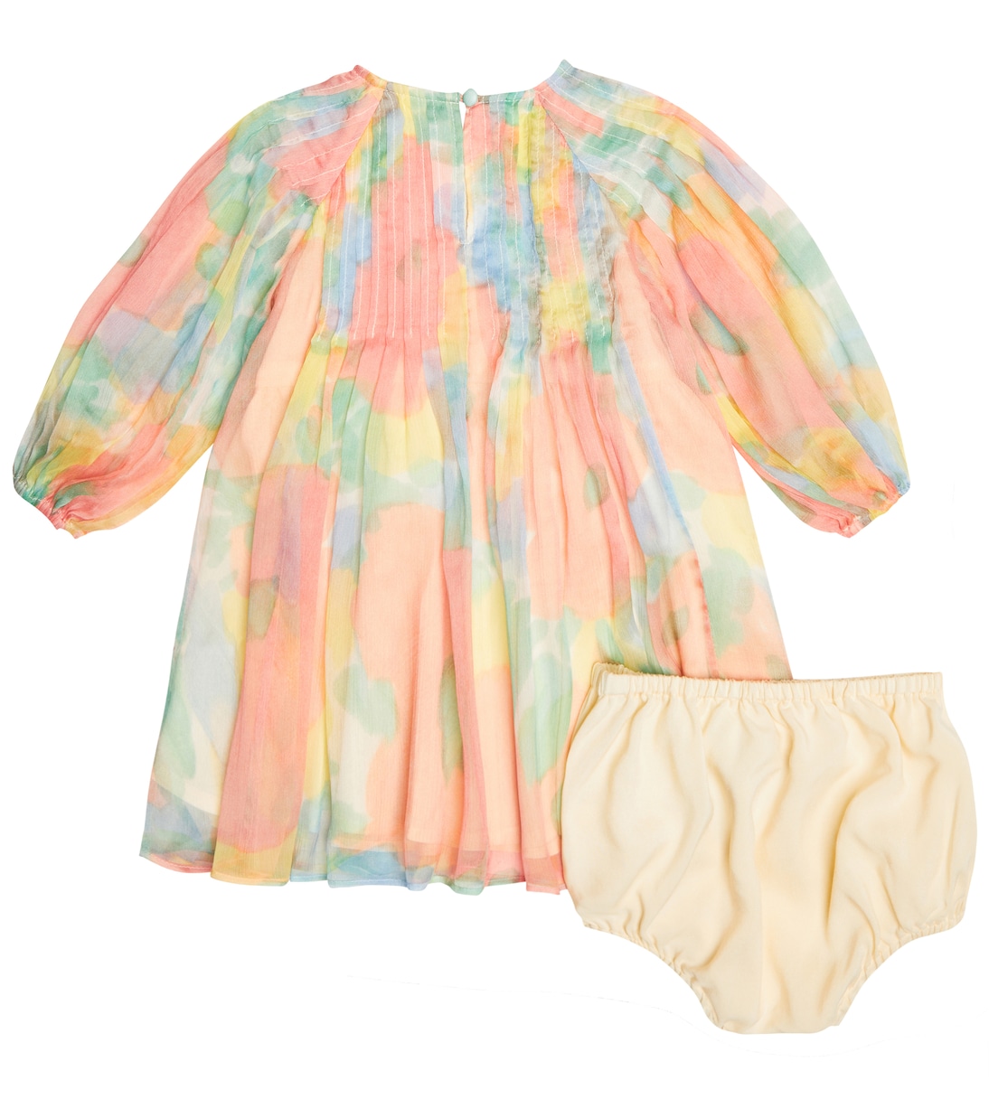 Bébé – Set robe et culotte bloomer en soie | Stella McCartney Kids