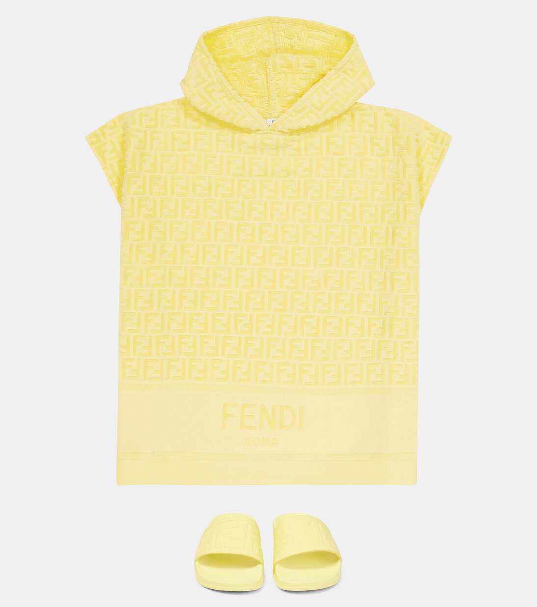FF rubber slides | Fendi Kids