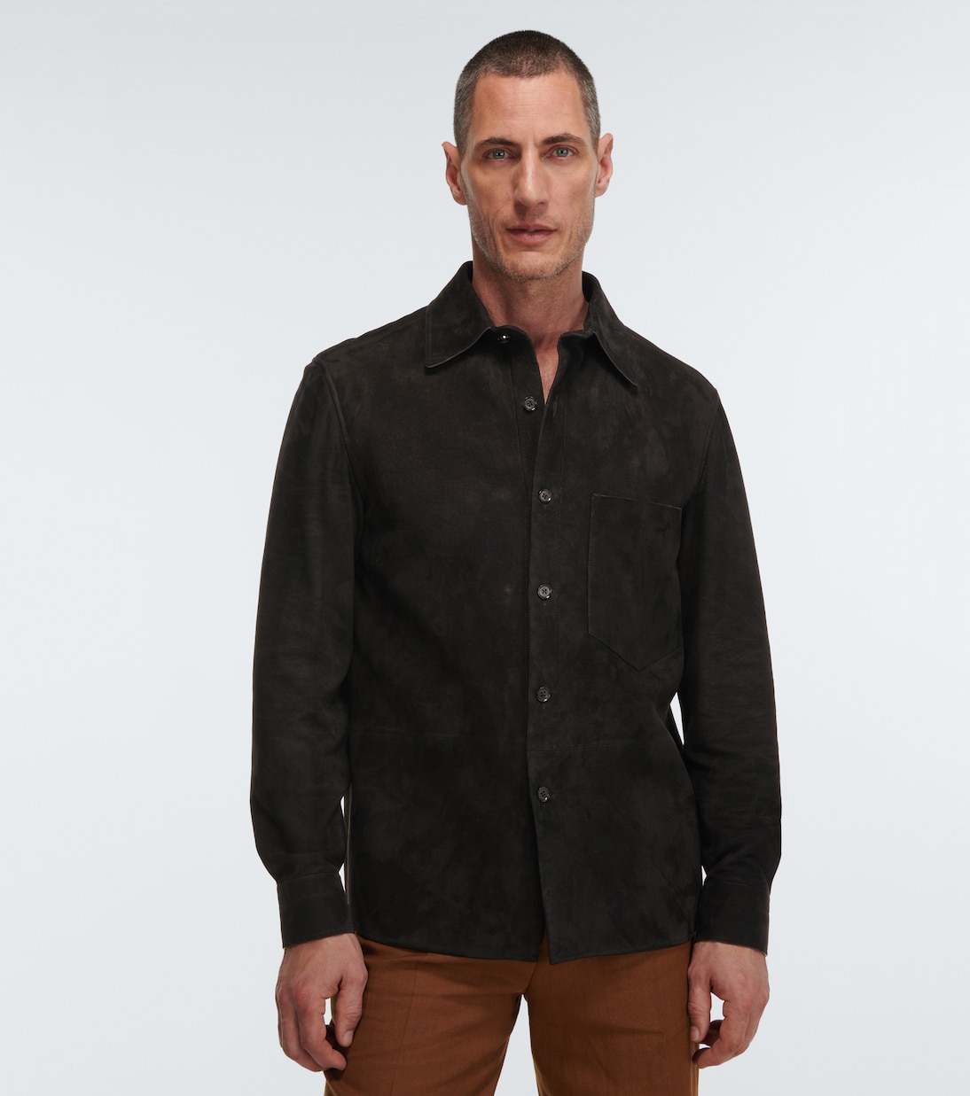 Hemd aus Veloursleder | Zegna
