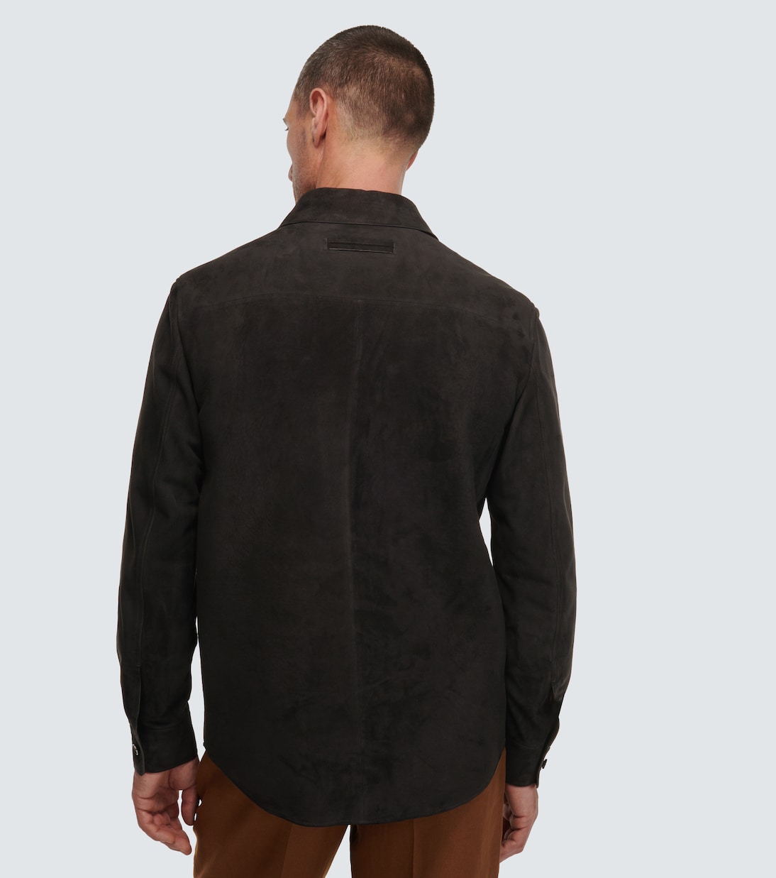Hemd aus Veloursleder | Zegna