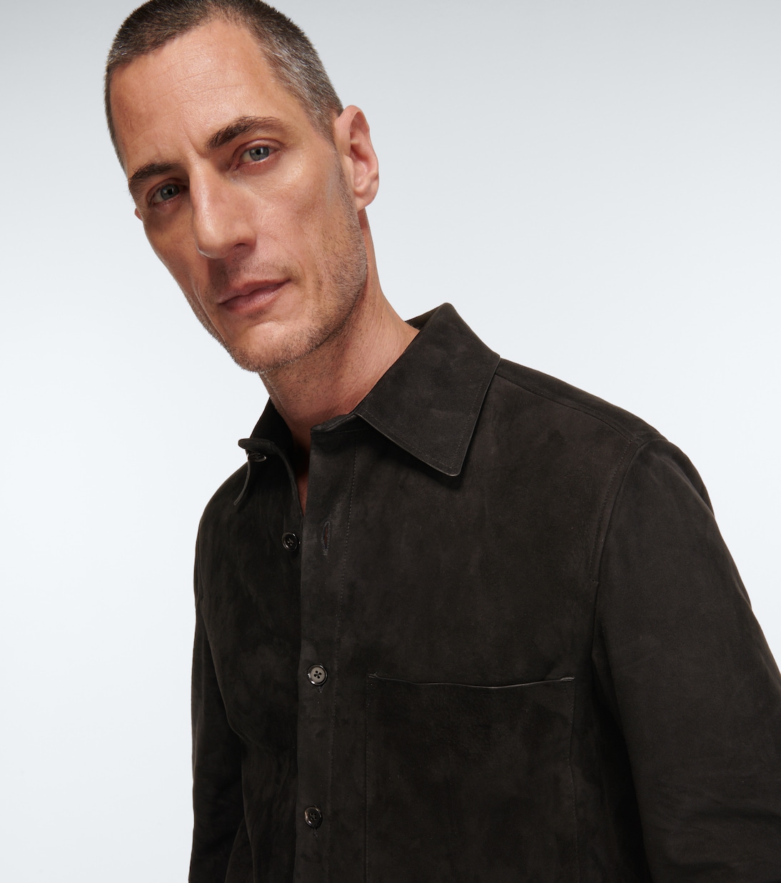 Hemd aus Veloursleder | Zegna