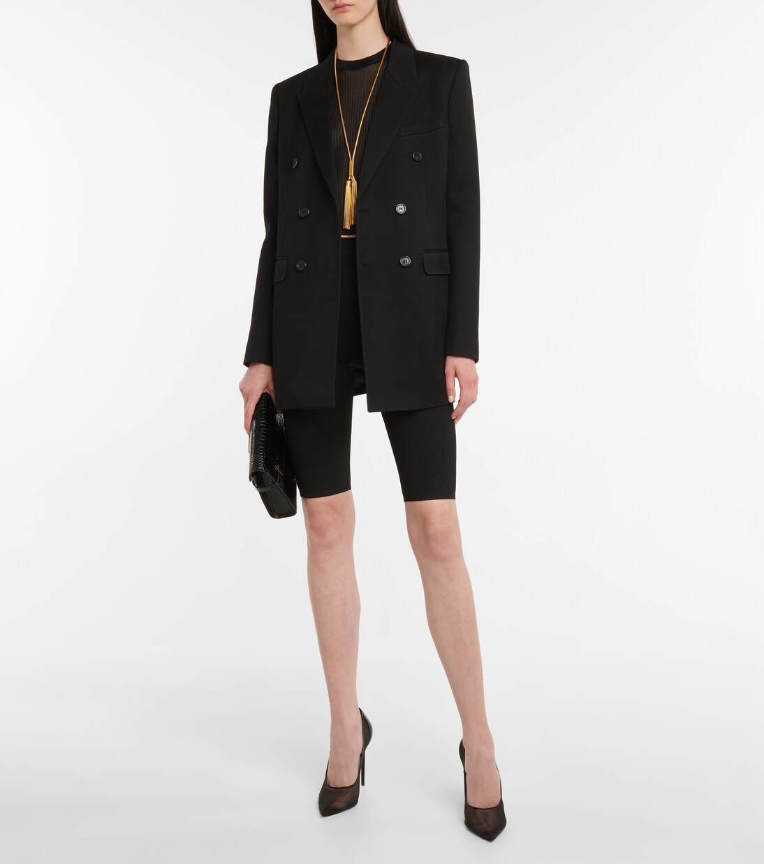 Saint Laurent Women's Thick Knit Pullover Beige main image 0