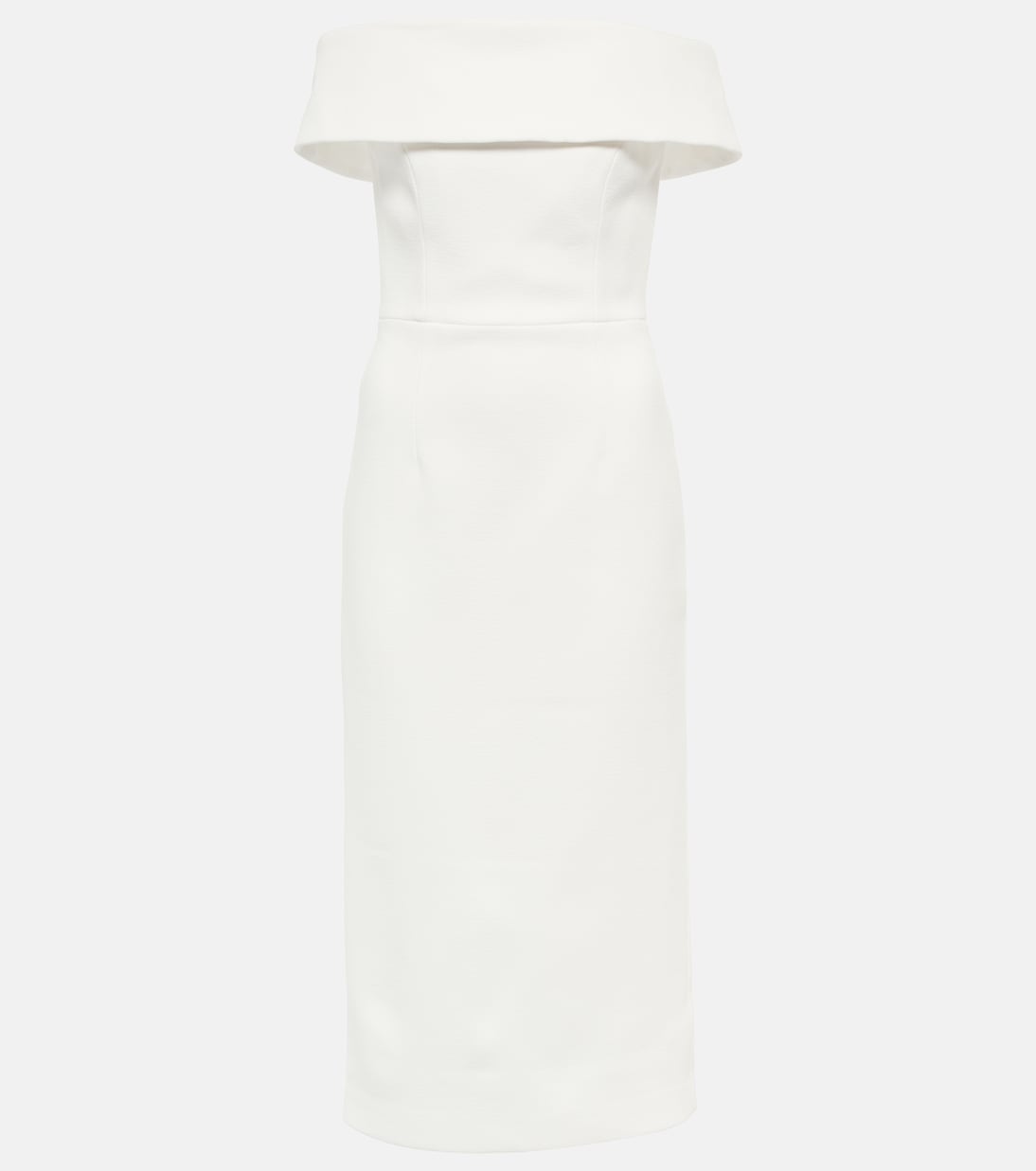 Bridal - Abito midi Amore in crêpe | Rebecca Vallance