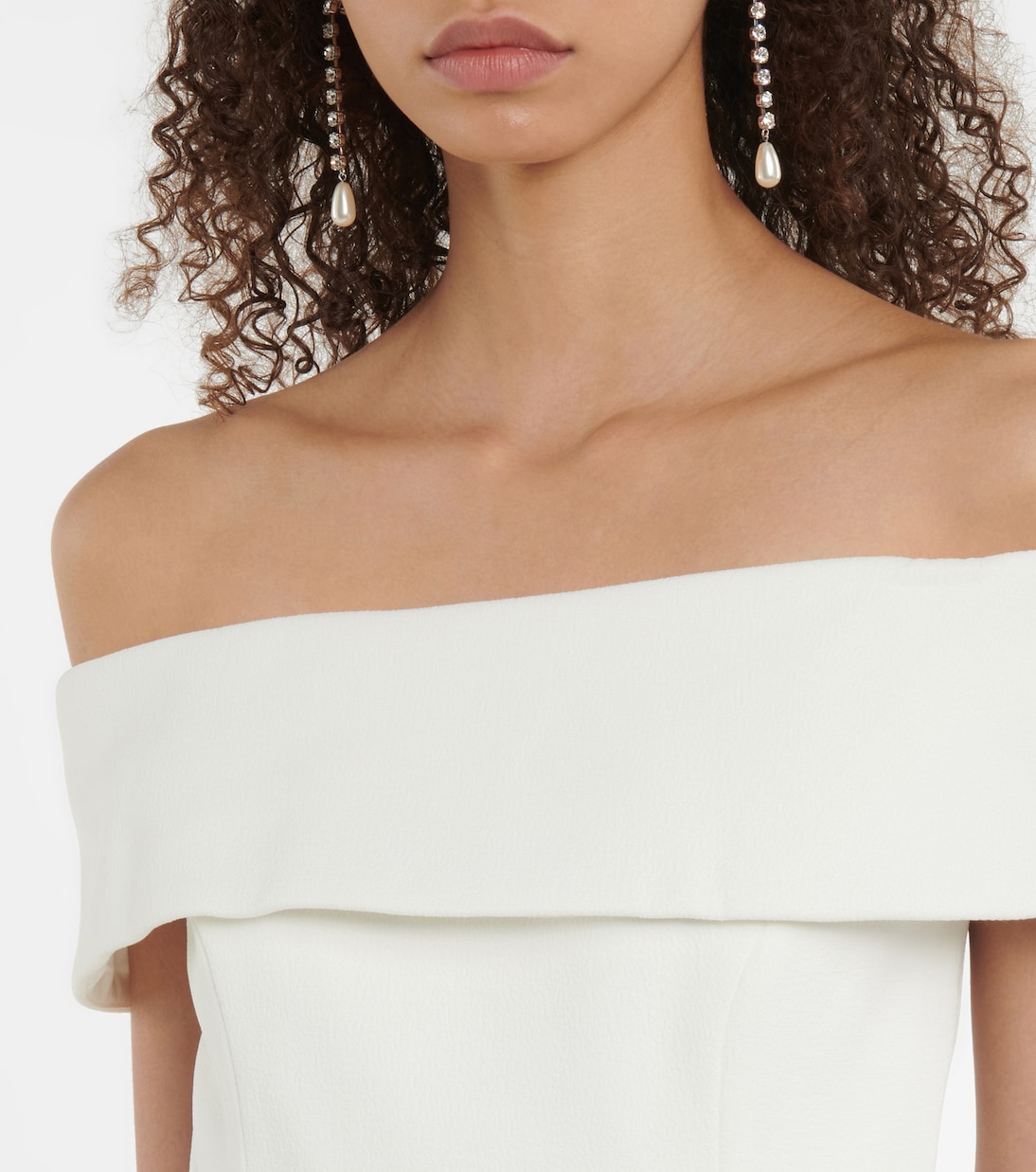 Bridal - Abito midi Amore in crêpe | Rebecca Vallance