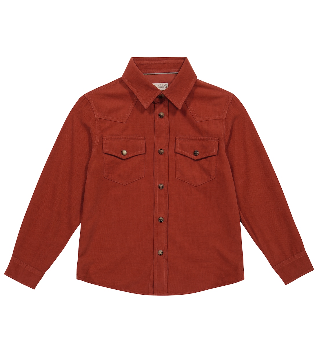 Camisa de pana de algodón | Brunello Cucinelli Kids