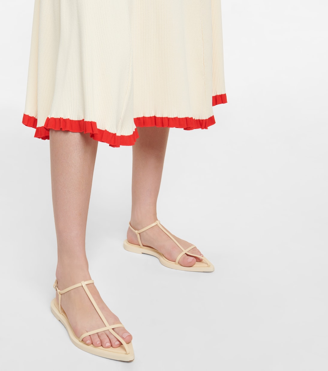 Sandalen aus Leder | Jil Sander
