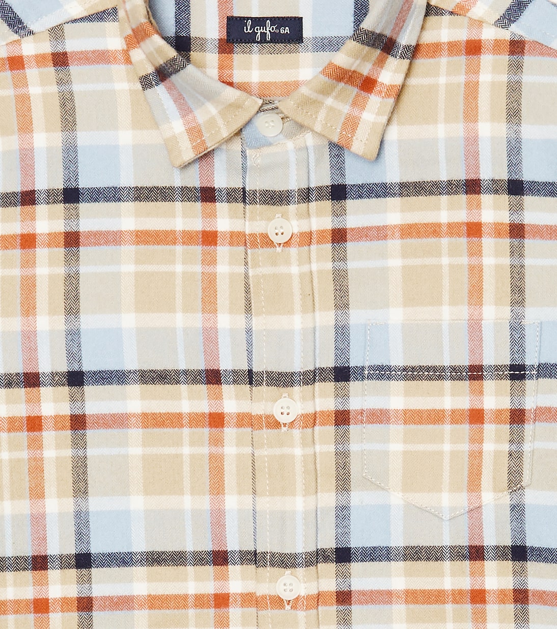 Camisa de algodón a cuadros | Il Gufo