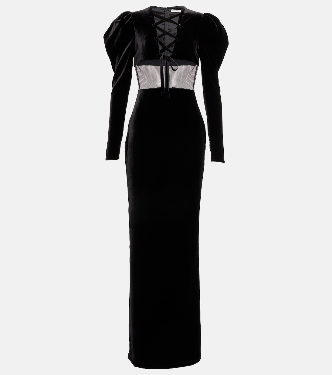 Robe longue en velours | Alessandra Rich