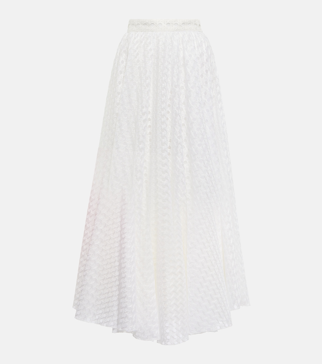 Falda midi de macramé | Giambattista Valli