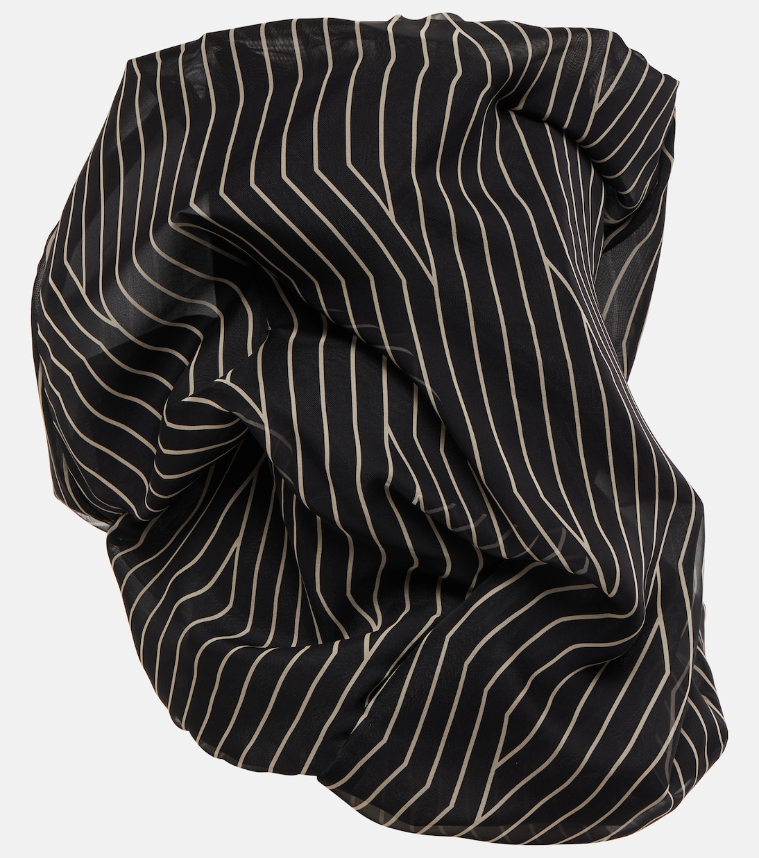 Top bustier rayé en soie | Rick Owens