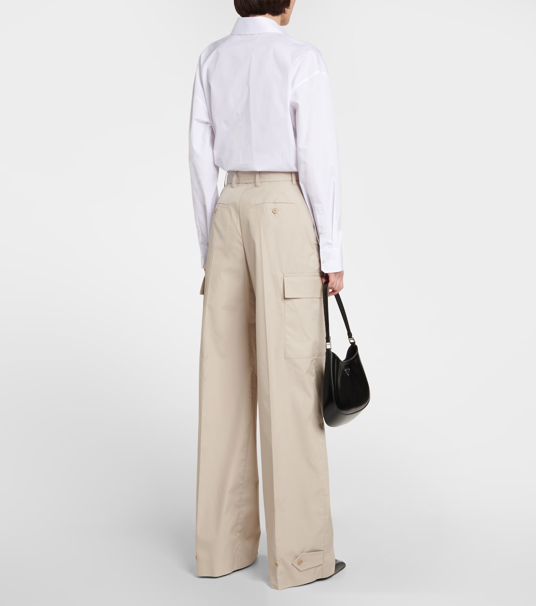 Pantalones cargo en mezcla de algodón | Prada