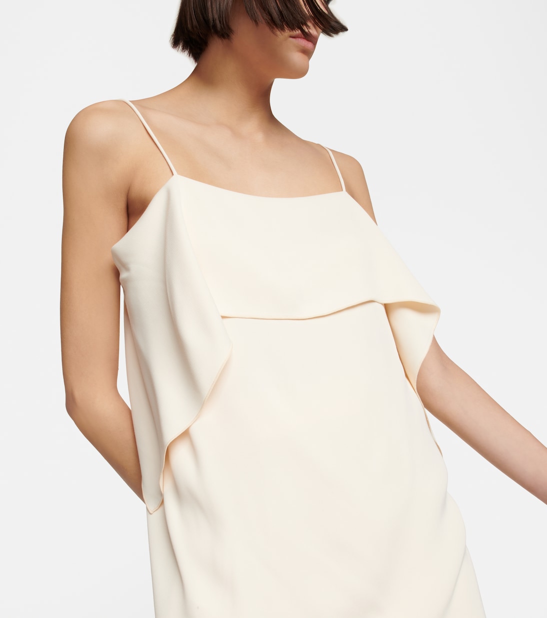 Top de sarga drapeado | Toteme