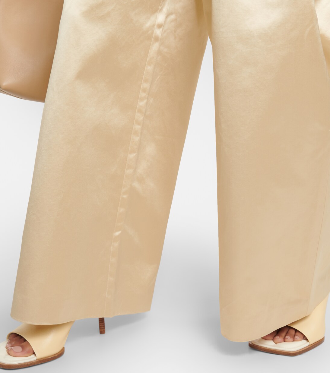 Rico high-rise wide-leg cotton-blend pants | Khaite