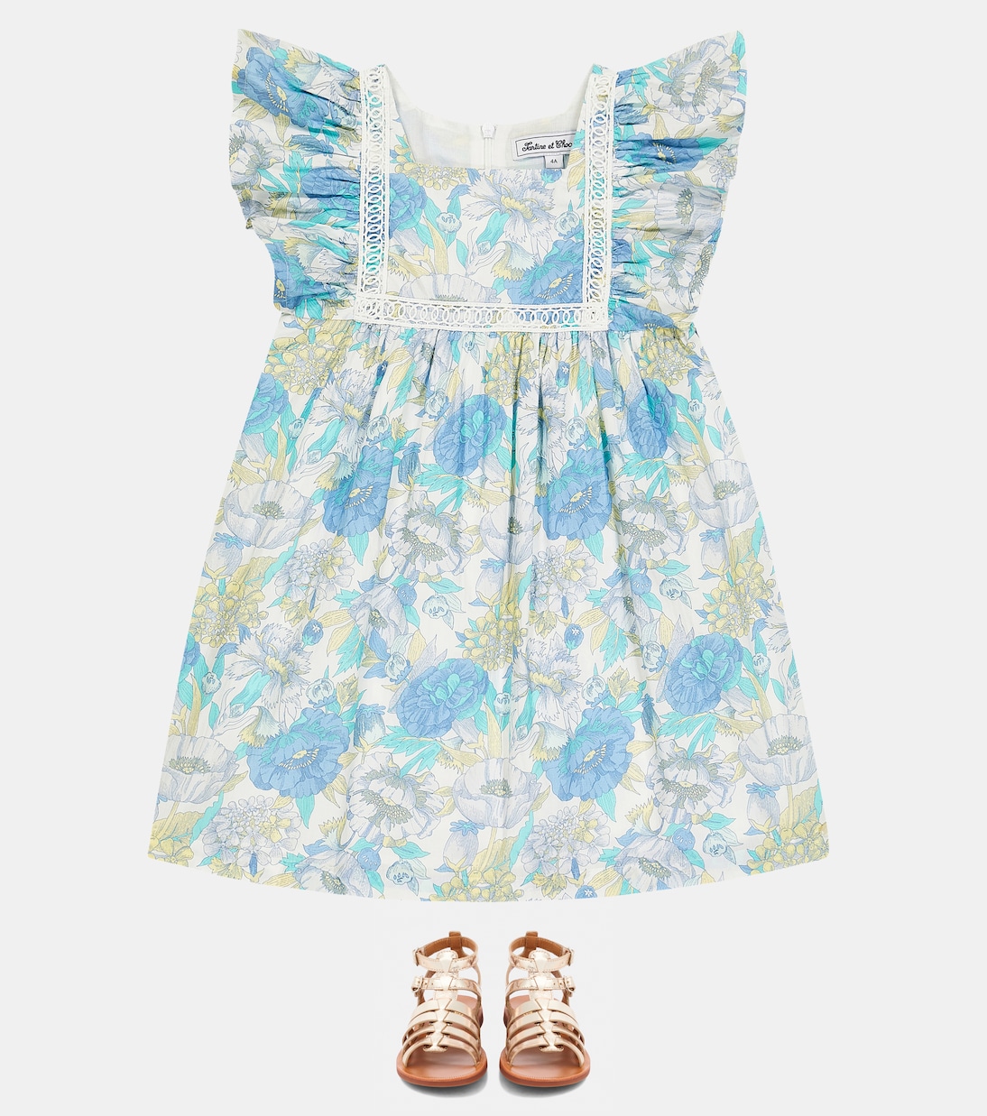 Kleid aus Baumwolle | Tartine et Chocolat