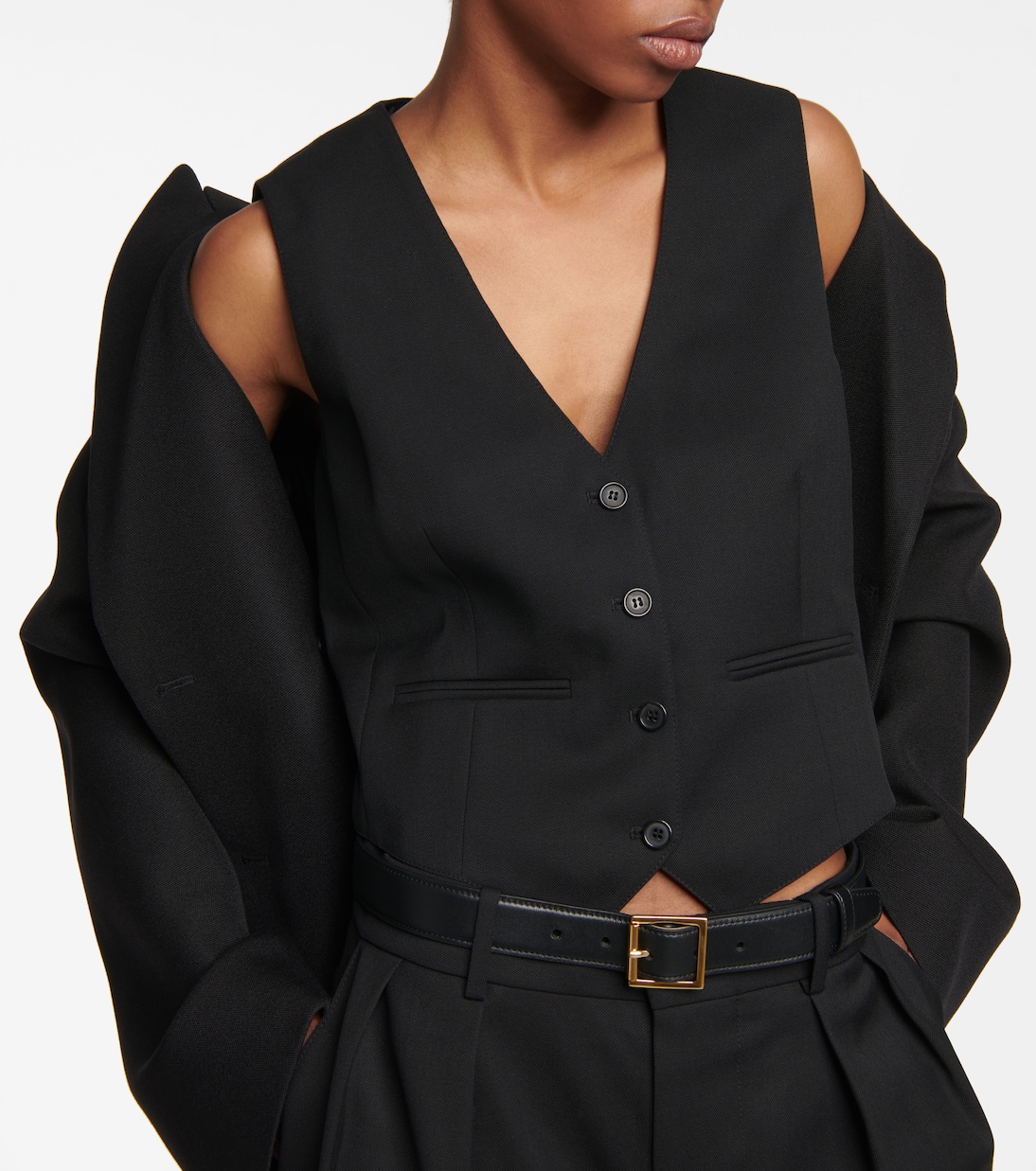 Weste aus Wolle | Wardrobe.NYC
