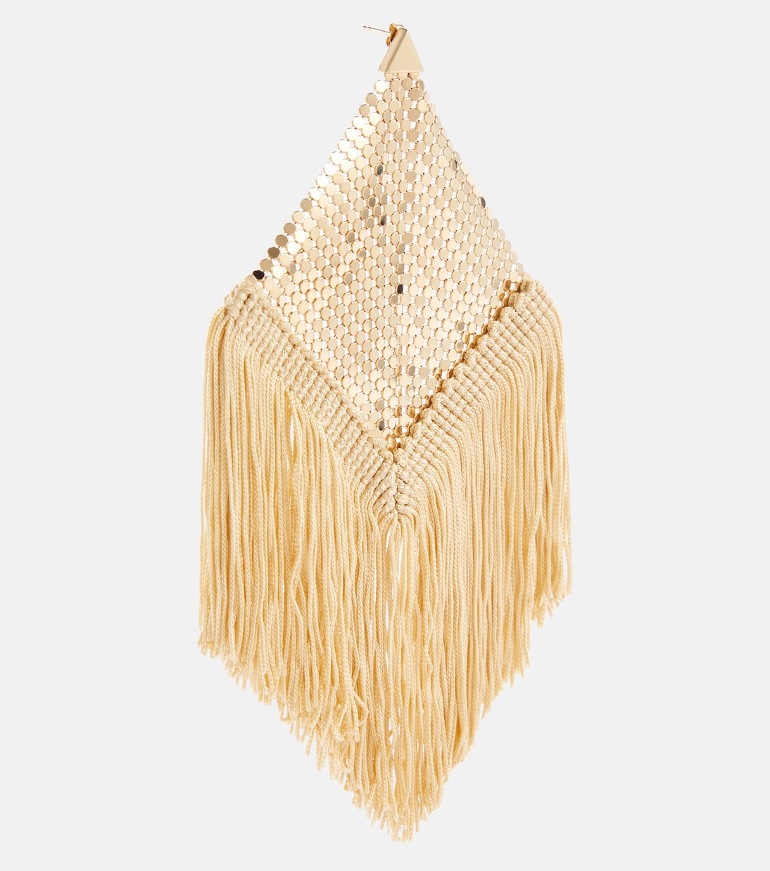 Fringed chainmail earrings | Rabanne