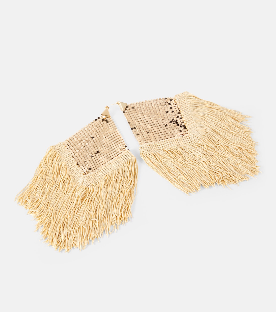 Fringed chainmail earrings | Rabanne