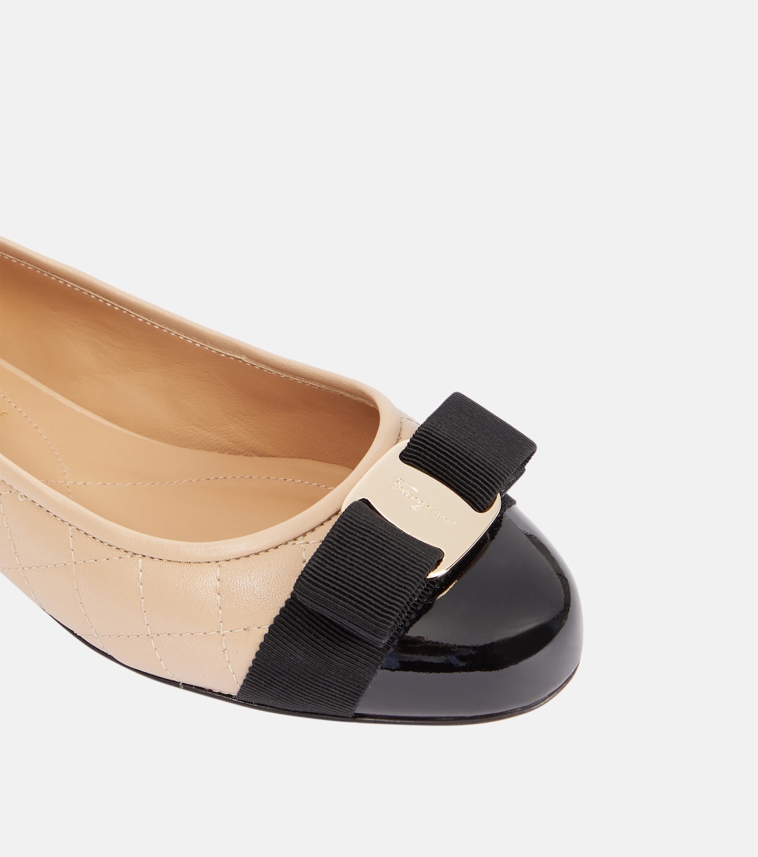 Varina quilted leather ballet flats | Ferragamo