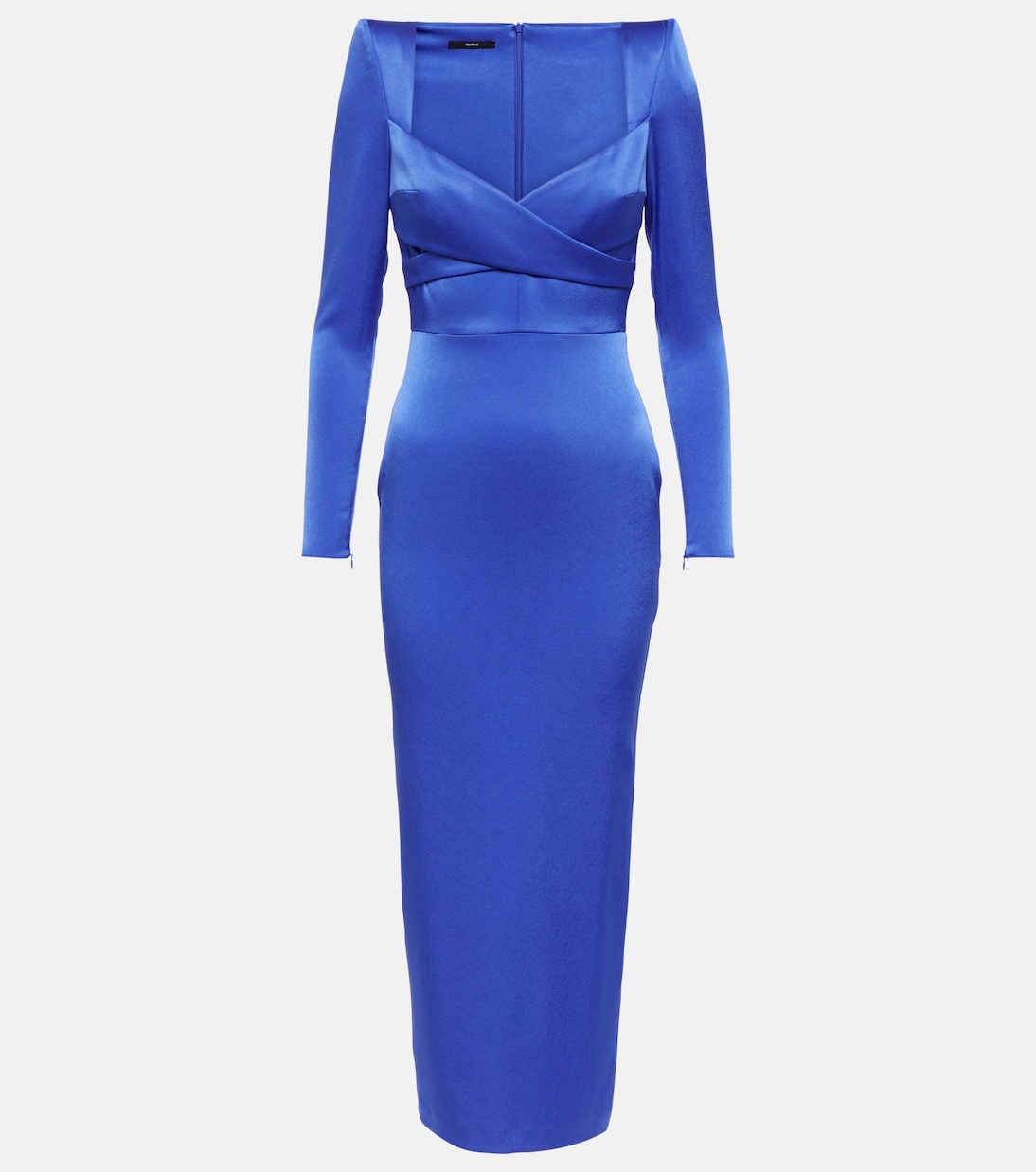 Sweetheart satin midi dress | Alex Perry