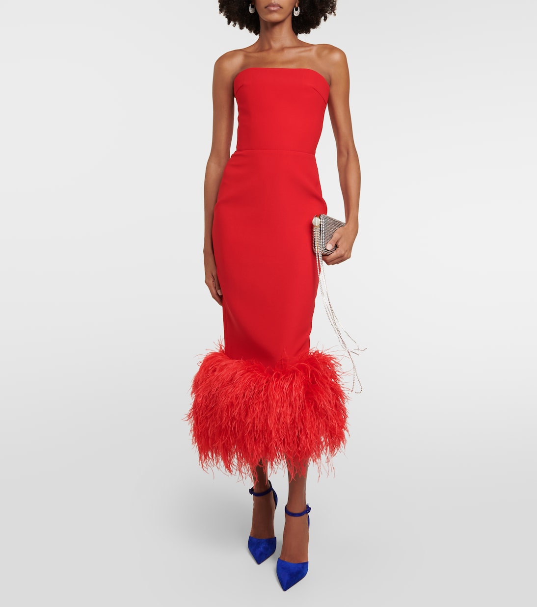 Pumps Astrida Bride 100 in suede | Christian Louboutin