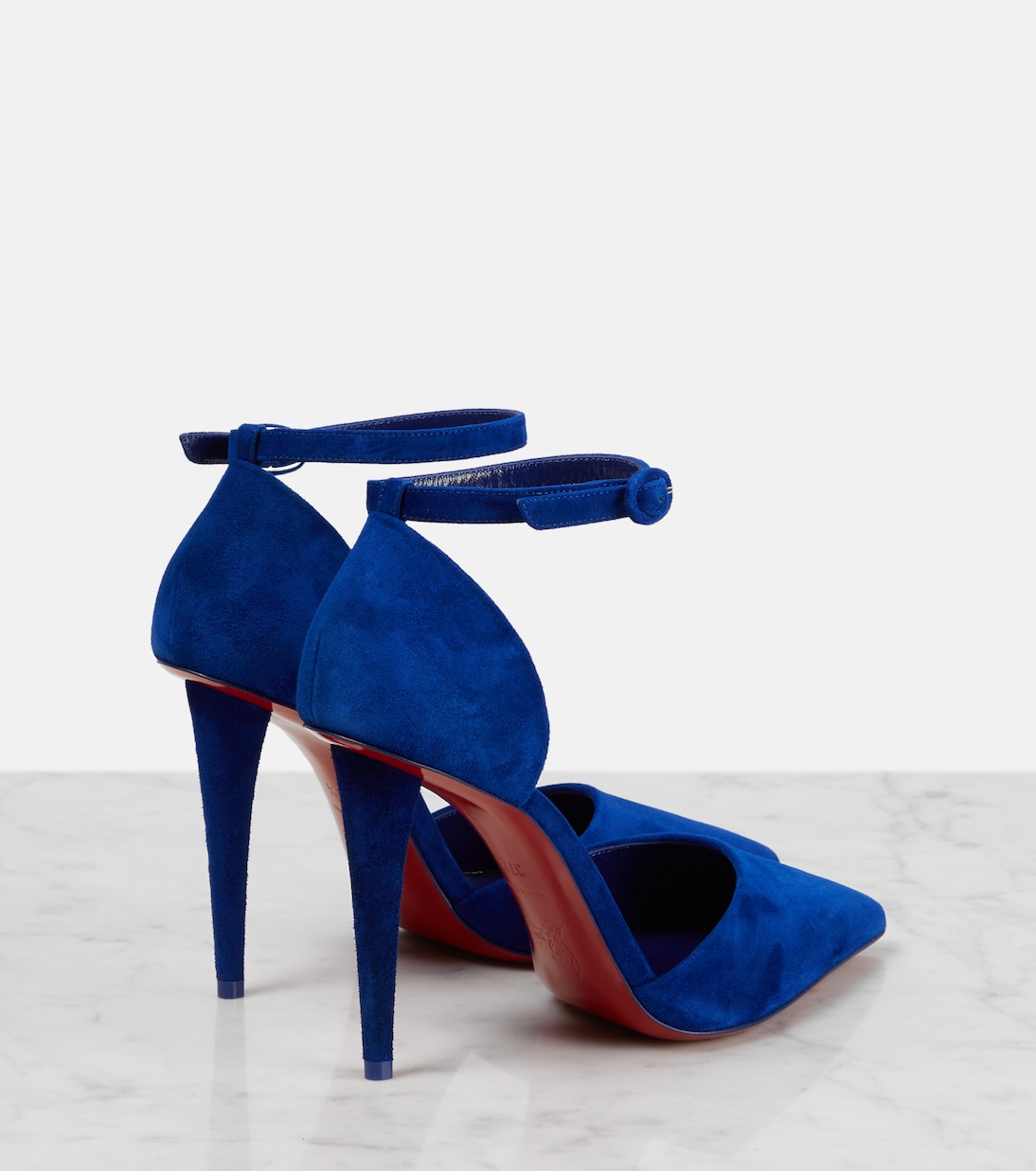 Pumps Astrida Bride 100 in suede | Christian Louboutin