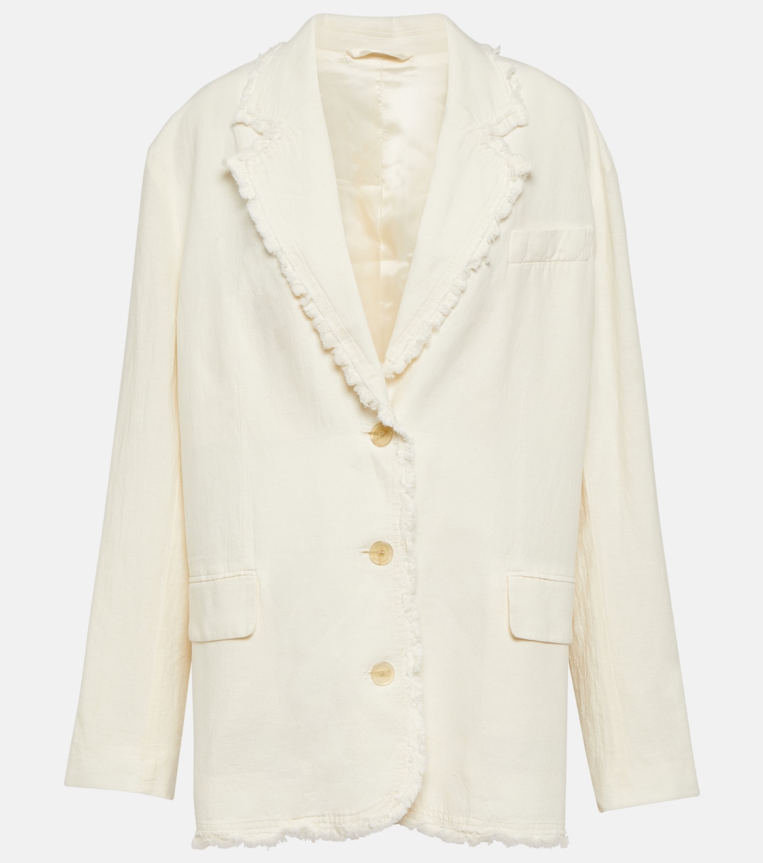 Blazer de algodón y lino | Acne Studios