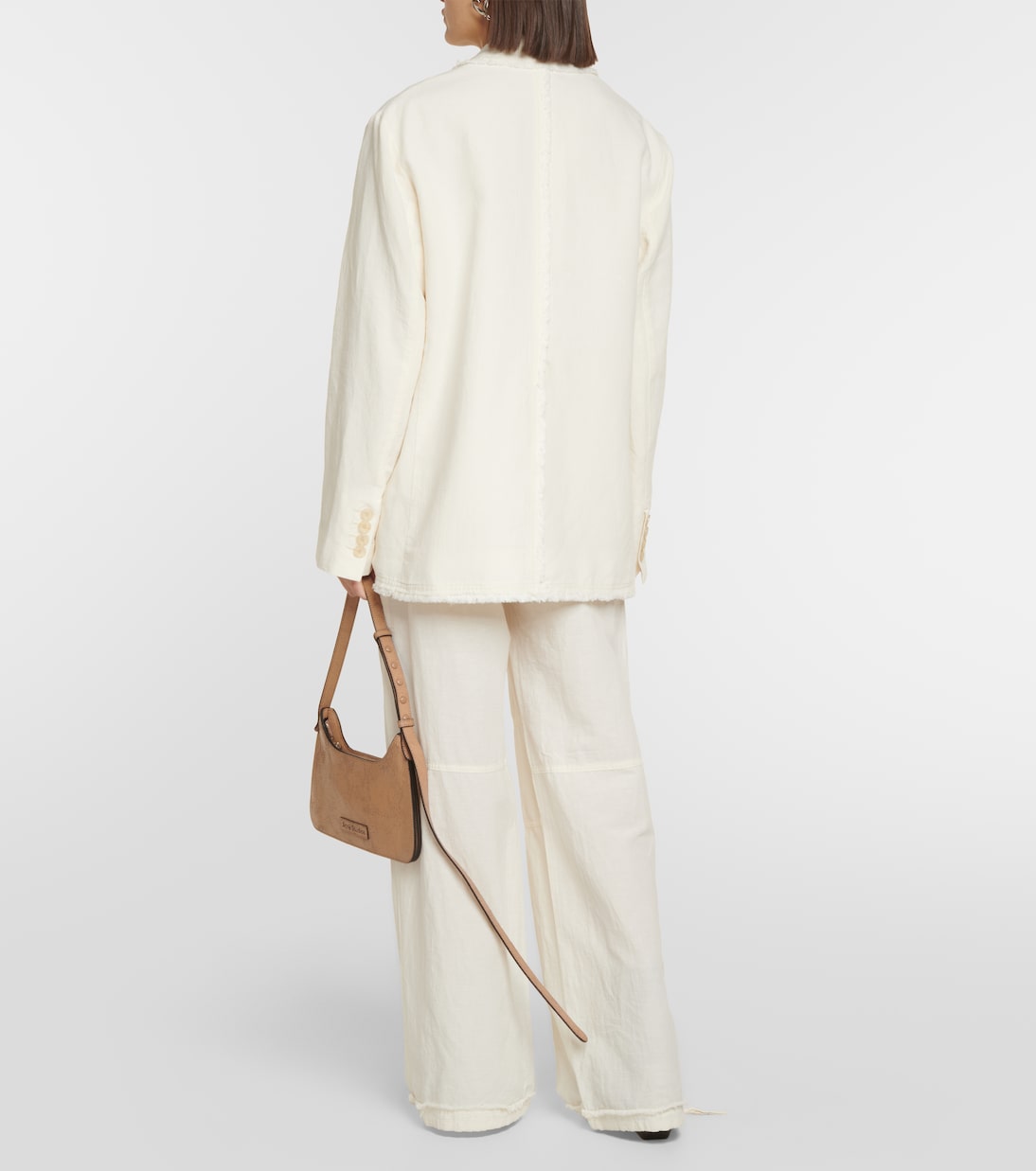 Blazer de algodón y lino | Acne Studios