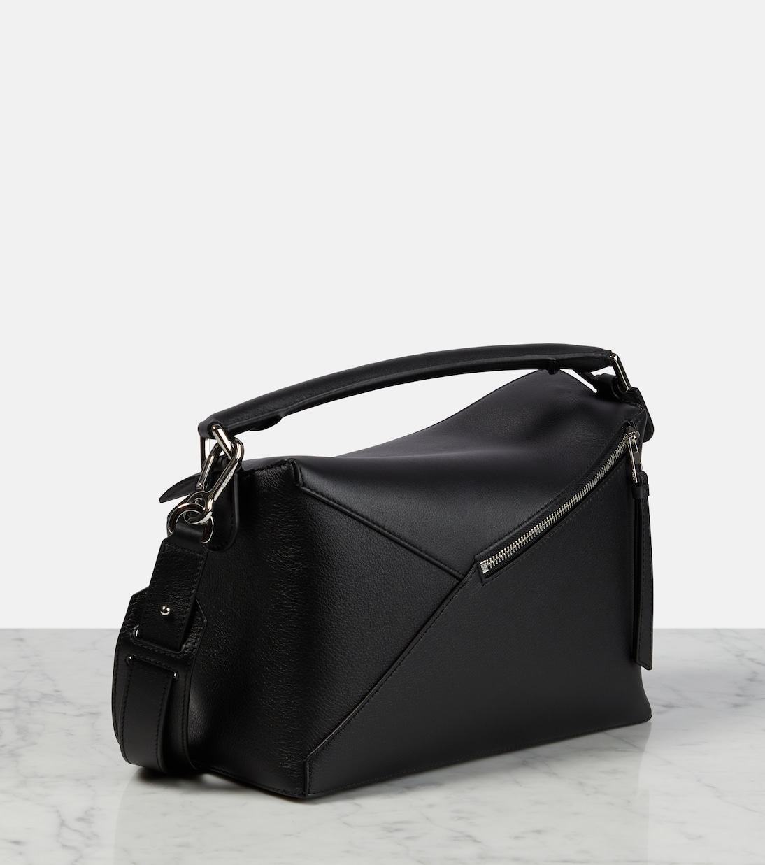 Borsa a spalla Puzzle Edge Medium in pelle | Loewe