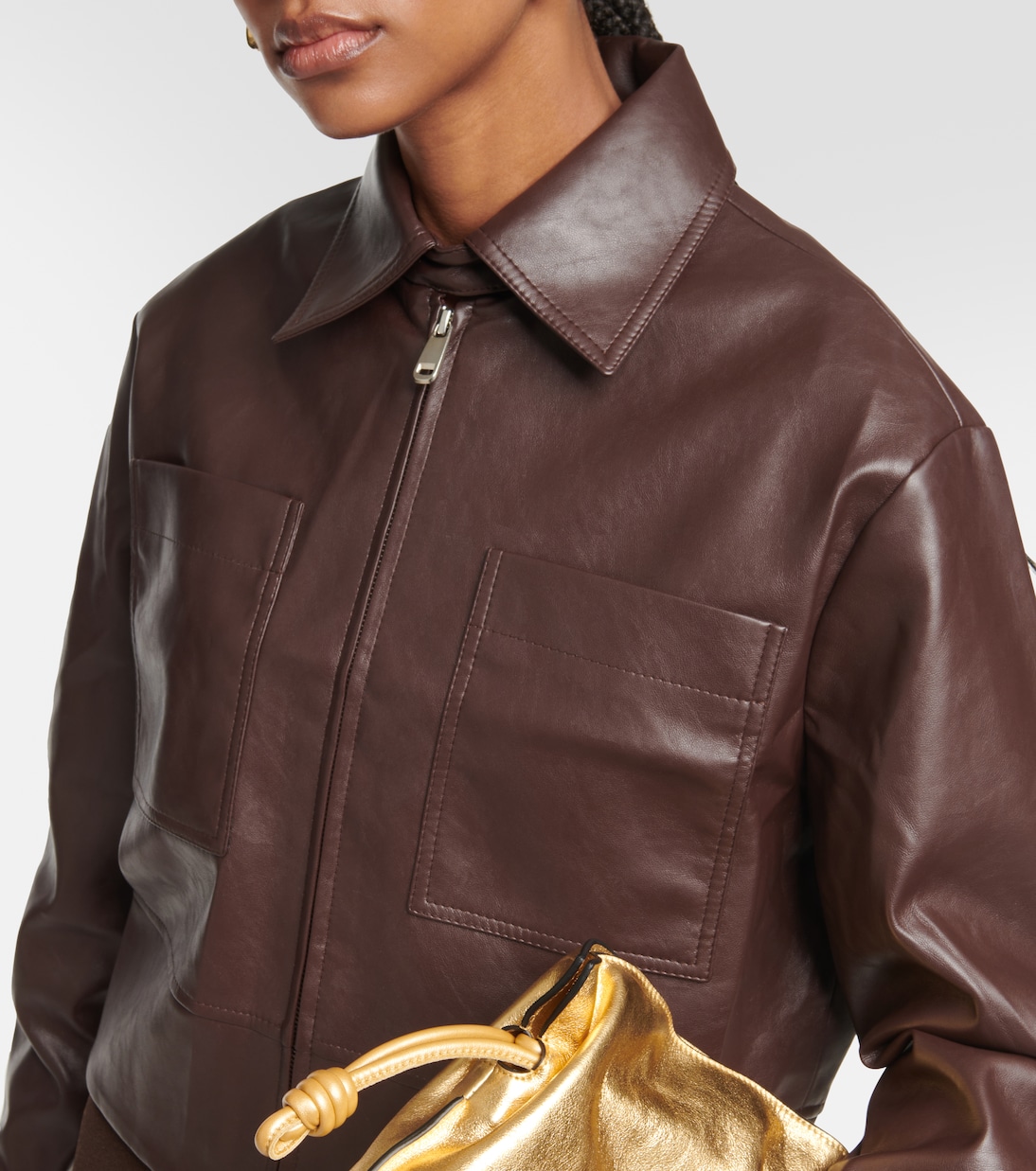 Jacke Tolobu aus Lederimitat | Aya Muse