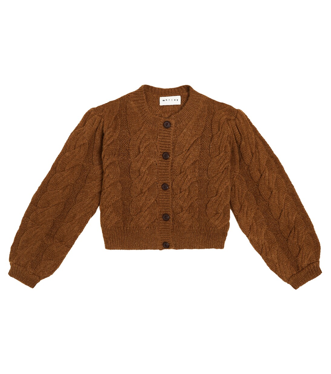 Tilda cable-knit wool-blend cardigan | Morley