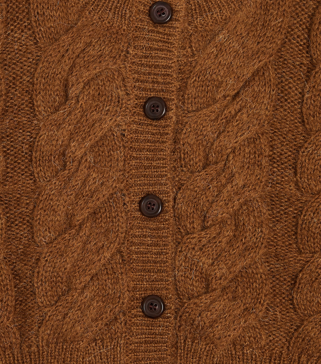 Tilda cable-knit wool-blend cardigan | Morley