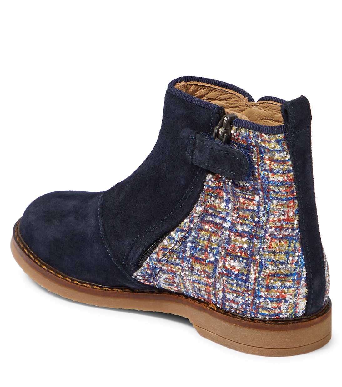 Bottes Trip Back en daim à paillettes | Pom d'Api