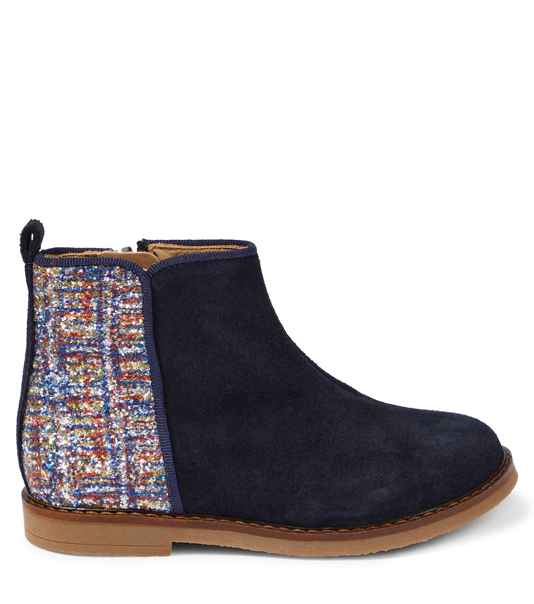 Bottes Trip Back en daim à paillettes | Pom d'Api