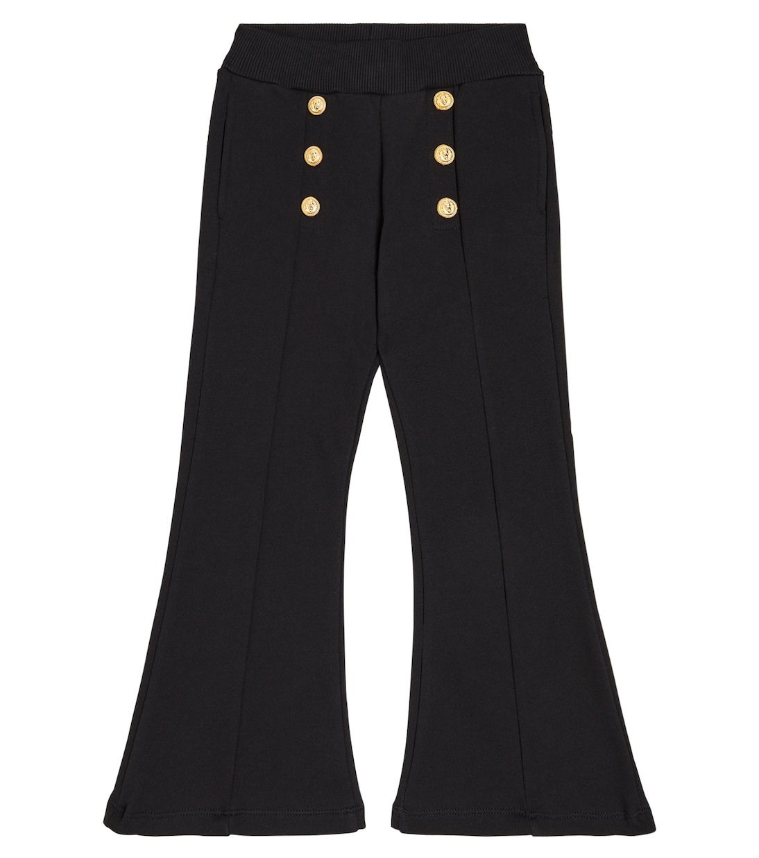 Pantalones flared de algodón | Balmain Kids