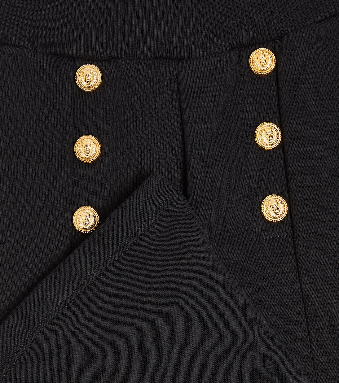 Pantalones flared de algodón | Balmain Kids