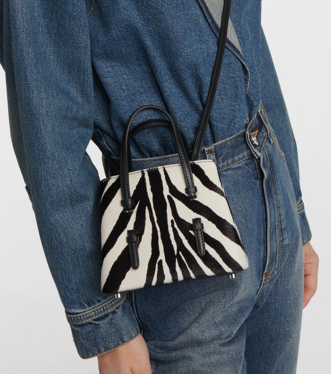 Borsa Mina 16 micro in cavallino | Alaïa